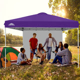 12x12 Commercial Heavy Duty Pop up Canopy with 1 Sidewall - Eagle Peak Custom Canopy Tent