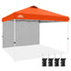 12x12 Commercial Heavy Duty Pop up Canopy with 1 Sidewall - Eagle Peak Custom Canopy Tent