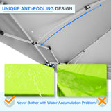 12x12 Commercial Heavy Duty Pop up Canopy with 1 Sidewall - Eagle Peak Custom Canopy Tent