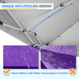 12x12 Commercial Heavy Duty Pop up Canopy with 1 Sidewall - Eagle Peak Custom Canopy Tent