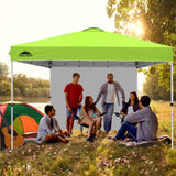 12x12 Commercial Heavy Duty Pop up Canopy with 1 Sidewall - Eagle Peak Custom Canopy Tent