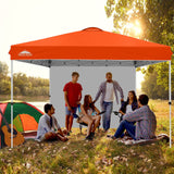12x12 Commercial Heavy Duty Pop up Canopy with 1 Sidewall - Eagle Peak Custom Canopy Tent