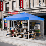 12x12 Commercial Heavy Duty Pop up Canopy with 1 Sidewall - Eagle Peak Custom Canopy Tent