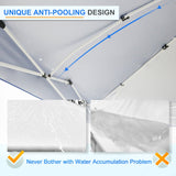 12x12 Commercial Heavy Duty Pop up Canopy with 1 Sidewall - Eagle Peak Custom Canopy Tent