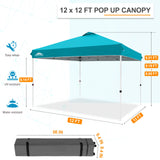 12x12 ft Pop Up Canopy Tent - Eagle Peak Custom Canopy Tent