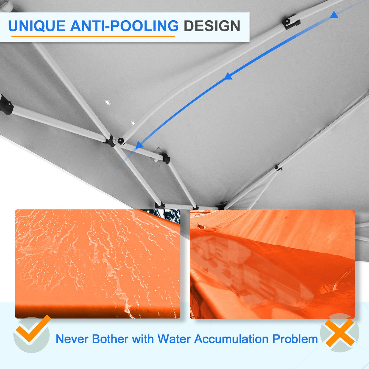 12x12 ft Pop Up Canopy Tent - Eagle Peak Custom Canopy Tent