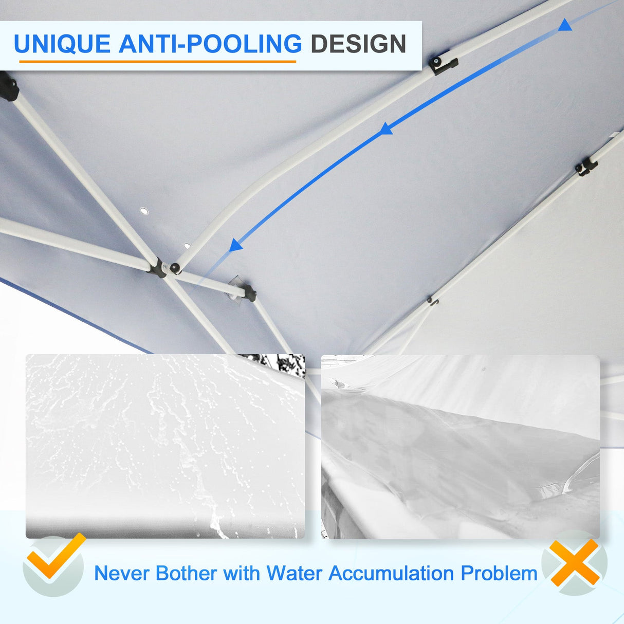 12x12 ft Pop Up Canopy Tent - Eagle Peak Custom Canopy Tent