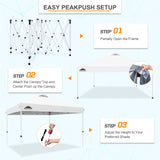 12x12 ft Pop Up Canopy Tent - Eagle Peak Custom Canopy Tent