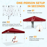 12x12 ft Pop Up Canopy Tent - Eagle Peak