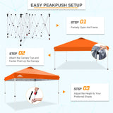 12x12 ft Pop Up Canopy Tent - Eagle Peak Custom Canopy Tent