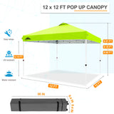 12x12 ft Pop Up Canopy Tent - Eagle Peak Custom Canopy Tent