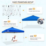 12x12 ft Pop Up Canopy Tent - Eagle Peak Custom Canopy Tent