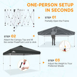 12x12 ft Pop Up Canopy Tent - Eagle Peak