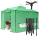 12x8 Portable Large Walk - in Pop Up Greenhouse - Eagle Peak Custom Canopy Tent