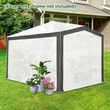 12X8 Replacement Top cover of Walk in Greenhouse with Polyester Reinforced Corners - Eagle Peak Custom Canopy Tent