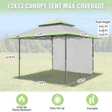 13x13 Pop Up Canopy Tent With Sidewall - Eagle Peak®
