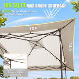 13x13 Pop Up Canopy Tent With Sidewall - Eagle Peak®