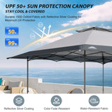13x13 Straight Leg Pop Up Canopy Tent with 169 sqft of Shade - Eagle Peak Custom Canopy Tent
