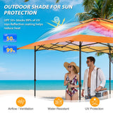 13x13 Straight Leg Pop Up Canopy Tent with 169 sqft of Shade - Eagle Peak®