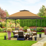 13x13 Straight Leg Pop Up Canopy Tent with 169 sqft of Shade - Eagle Peak Custom Canopy Tent