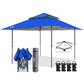 13x13 Straight Leg Pop Up Canopy Tent with 169 sqft of Shade - Eagle Peak Custom Canopy Tent