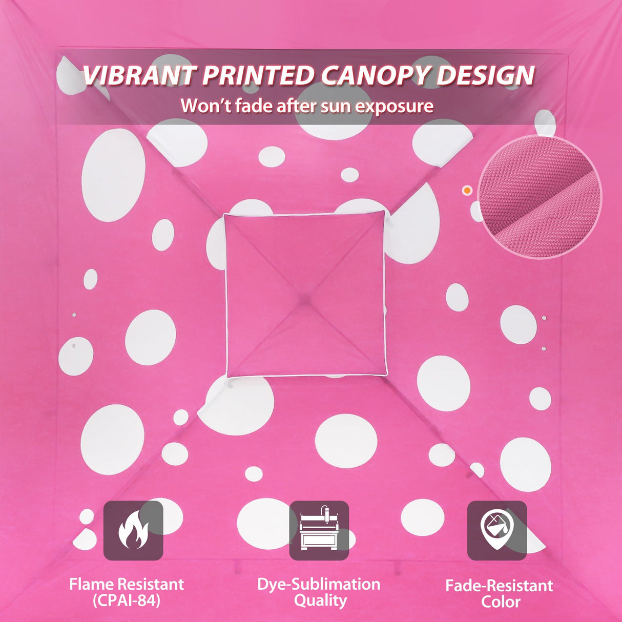 13x13 Straight Leg Pop Up Canopy Tent with 169 sqft of Shade - Eagle Peak®