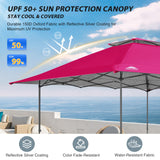 13x13 Straight Leg Pop Up Canopy Tent with 169 sqft of Shade - Eagle Peak Custom Canopy Tent