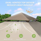 13x13 Straight Leg Pop Up Canopy Tent with 169 sqft of Shade - Eagle Peak®