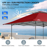 13x13 Straight Leg Pop Up Canopy Tent with 169 sqft of Shade - Eagle Peak Custom Canopy Tent