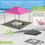 13x13 Straight Leg Pop Up Canopy Tent with 169 sqft of Shade - Eagle Peak®