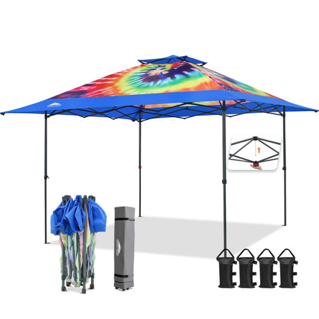 13x13 Straight Leg Pop Up Canopy Tent with 169 sqft of Shade - Eagle Peak®