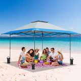 13x13 Straight Leg Pop Up Canopy Tent with 169 sqft of Shade - Eagle Peak Custom Canopy Tent