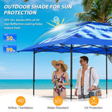 13x13 Straight Leg Pop Up Canopy Tent with 169 sqft of Shade - Eagle Peak®