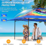 13x13 Straight Leg Pop Up Canopy Tent with 169 sqft of Shade - Eagle Peak®