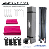 13x13 Straight Leg Pop Up Canopy Tent with 169 sqft of Shade - Eagle Peak Custom Canopy Tent