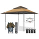 13x13 Straight Leg Pop Up Canopy Tent with 169 sqft of Shade - Eagle Peak Custom Canopy Tent