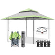 13x13 Straight Leg Pop Up Canopy Tent with 169 sqft of Shade - Eagle Peak Custom Canopy Tent