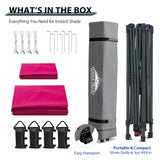 13x13 Straight Leg Pop Up Canopy Tent with 169 sqft of Shade - Eagle Peak Custom Canopy Tent