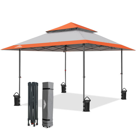 13x13 Straight Leg Pop Up Canopy Tent with 169 sqft of Shade - Eagle Peak®