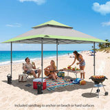 13x13 Straight Leg Pop Up Canopy Tent with 169 sqft of Shade - Eagle Peak®