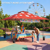 13x13 Straight Leg Pop Up Canopy Tent with 169 sqft of Shade - Eagle Peak