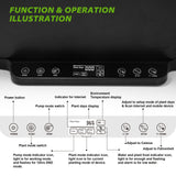 15 Pods Hydroponics Growing System with WiFi - Eagle Peak Custom Canopy Tent