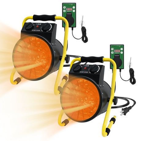 1500W Greenhouse Heater w/thermostat - Eagle Peak Custom Canopy Tent