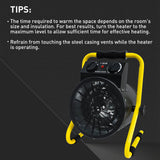 1500W Greenhouse Heater w/thermostat - Eagle Peak Custom Canopy Tent