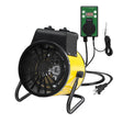 1500W Outdoor Heater with Thermostat, Yellow - Eagle Peak Custom Canopy Tent
