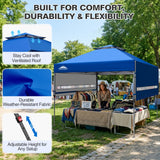 17x10 Pop up Gazebo Canopy Tent Outdoor Instant Canopy Shelter - Eagle Peak®