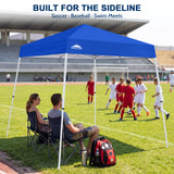 8x8 Slant Leg Pop-up Canopy Tent, Shelter 8x8 Base 6x6 Top
