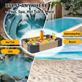 24”x24” Square/35”x24” Rectangular Floating Tray for Pool and Hot Tub - Eagle Peak®