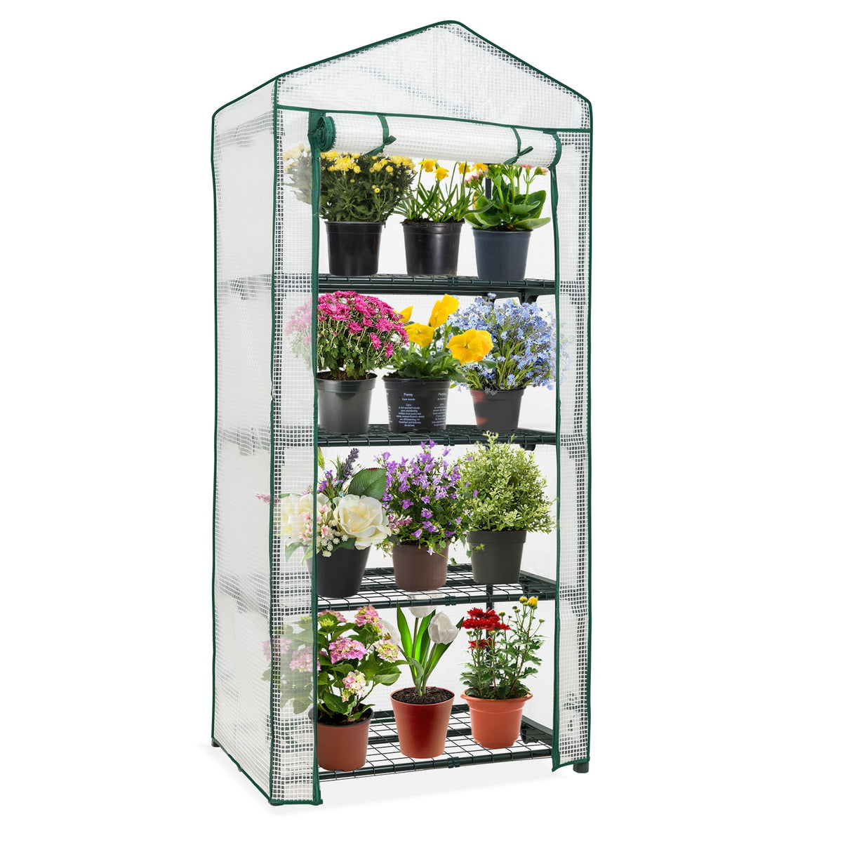 27.2"x19.3"x64.2" Mini Greenhouse with Wire Shelves - Eagle Peak Custom Canopy Tent