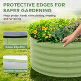 42'' Round 17'' Tall Raised Garden Bed Planter - Eagle Peak®